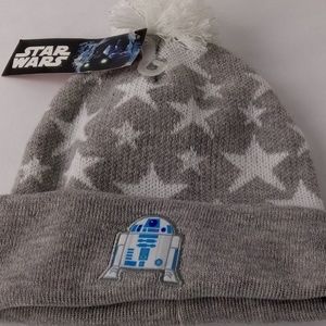 Disney Star Wars Girls Beanie Hat W/ R2-D2